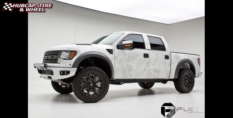 vehicle gallery/ford f 150 fuel boost d534 0X0  Matte Black & Milled wheels and rims